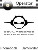 Скриншот темы Devil Records для телефона Nokia