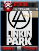 Скриншот темы Linkin Park для телефона Nokia