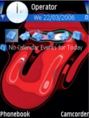 Скриншот темы Rolling Stones для телефона Nokia