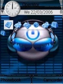 Скриншот темы Dj Dance System для телефона Nokia
