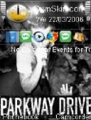 Скриншот темы Parkway Drive для телефона Nokia
