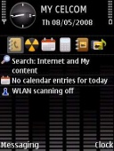 Скриншот темы Black Equalizer для телефона Nokia