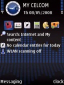 Скриншот темы Bluequalizer V2 для телефона Nokia