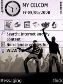 Скриншот темы Concert для телефона Nokia