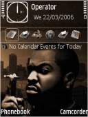Скриншот темы Ice Cube для телефона Nokia