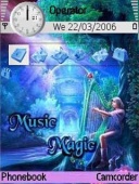Скриншот темы XMusic Magic для телефона Nokia