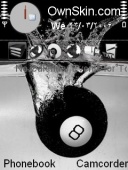 Скриншот темы 8 Ball для телефона Nokia