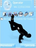 Скриншот темы Dancing Ipod User для телефона Nokia