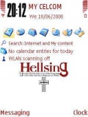 Скриншот темы Hellsing2 для телефона Nokia