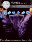 Скриншот темы Black Sabbath для телефона Nokia
