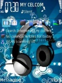 Скриншот темы Muzik для телефона Nokia