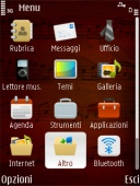 Скриншот темы MusicX для телефона Nokia