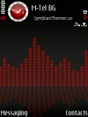 Скриншот темы Red Equalizer для телефона Nokia