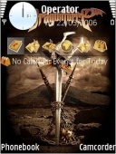 Скриншот темы Dragonforce для телефона Nokia