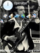 Скриншот темы Angus Young для телефона Nokia
