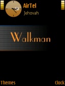 Скриншот темы Walkman для телефона Nokia
