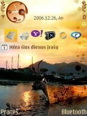 Скриншот темы Golden Dream для телефона Nokia