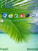 Скриншот темы Tropic для телефона Nokia