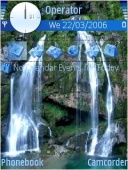 Скриншот темы Waterfall By Vuli для телефона Nokia