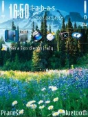 Скриншот темы Mountains для телефона Nokia