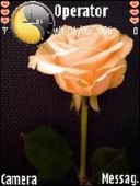 Скриншот темы Lovely Rose For N95 для телефона Nokia