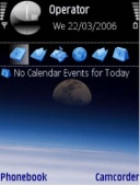 Скриншот темы Moonrise для телефона Nokia