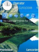 Скриншот темы Lake для телефона Nokia