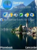 Скриншот темы Lake Vn73 для телефона Nokia