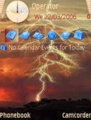 Скриншот темы Lightning для телефона Nokia
