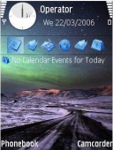 Скриншот темы North Light для телефона Nokia