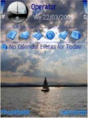 Скриншот темы Oslo Fjord для телефона Nokia