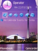 Скриншот темы Toronto для телефона Nokia