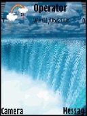 Скриншот темы Animated Waterfalls для телефона Nokia