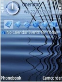Скриншот темы Blue Waters для телефона Nokia