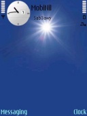 Скриншот темы Sun Shine для телефона Nokia
