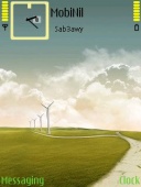 Скриншот темы Wind для телефона Nokia