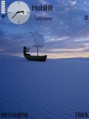 Скриншот темы Sea Desert для телефона Nokia