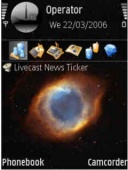 Скриншот темы The Eye Of God для телефона Nokia