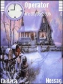 Скриншот темы Winter Cottage N 73 для телефона Nokia