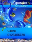 Скриншот темы Blue Sea для телефона Nokia