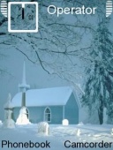 Скриншот темы Winter House для телефона Nokia