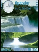 Скриншот темы Water Falls для телефона Nokia