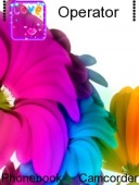 Скриншот темы Abstract Flowers для телефона Nokia