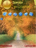 Скриншот темы Autumn Forest для телефона Nokia