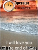Скриншот темы Will Love U для телефона Nokia