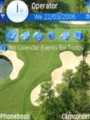 Скриншот темы Golf для телефона Nokia