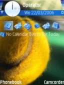 Скриншот темы Tennis для телефона Nokia