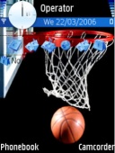 Скриншот темы Basketball для телефона Nokia