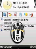 Скриншот темы Juventus для телефона Nokia