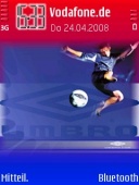 Скриншот темы Umbro для телефона Nokia
